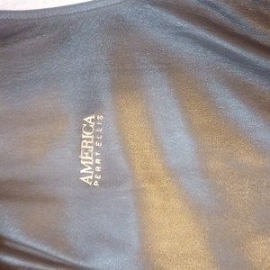 Perry Ellis leather coat